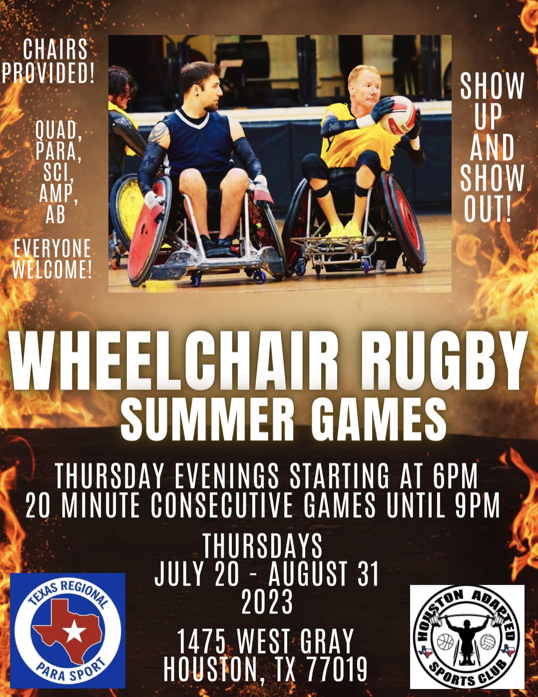 Houston Wheelchair Rugby Summer Games Texas Regional Para Sports